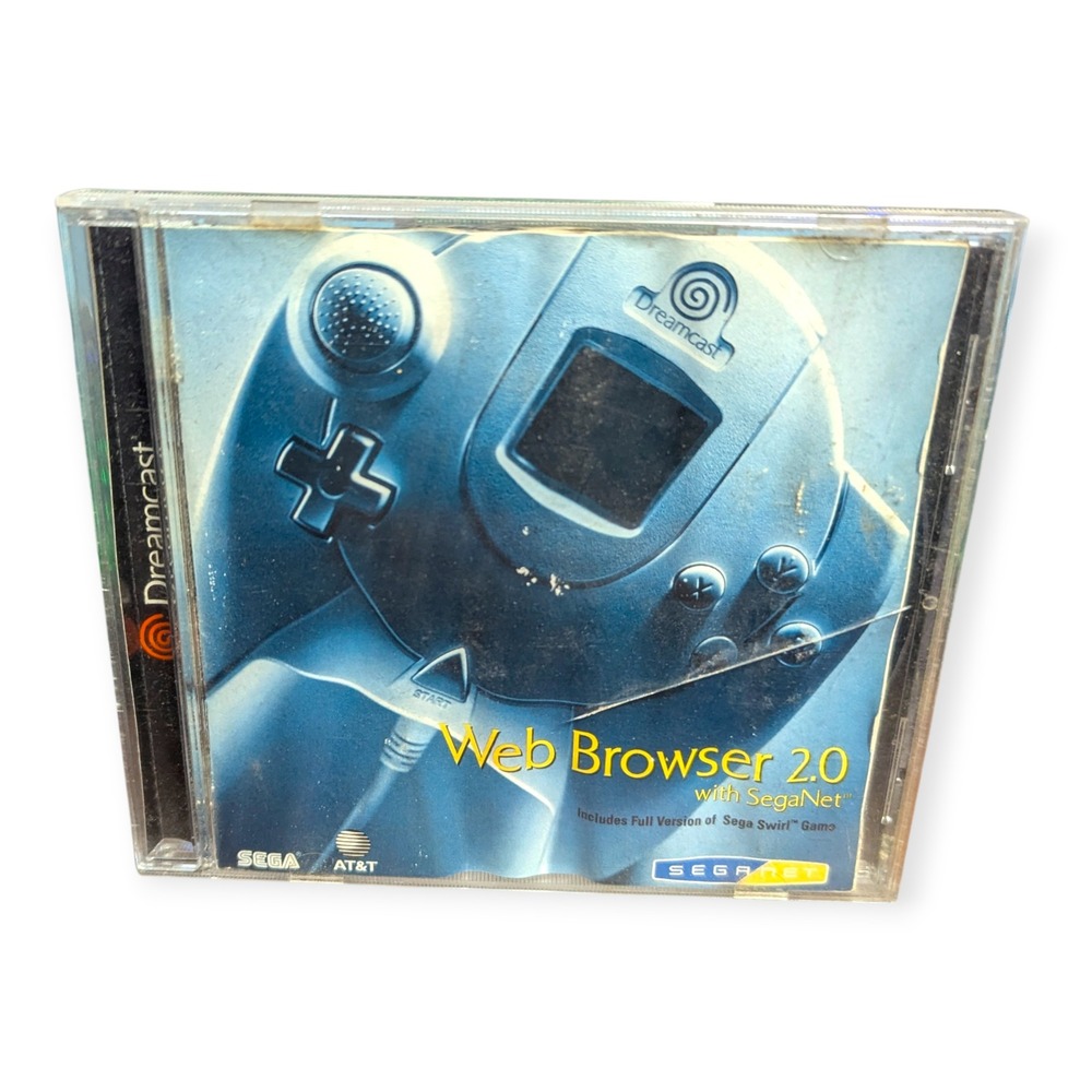 Sega Dreamcast Web Browser 2.0 with SegaNet and Sega Swirl‎ Game NTSC-U/C 2000